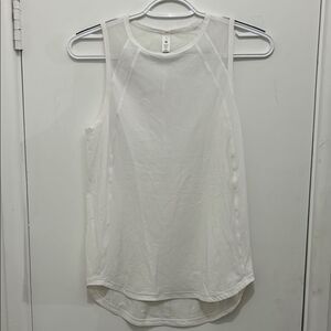 Lululemon White Sleeveless Women's Top